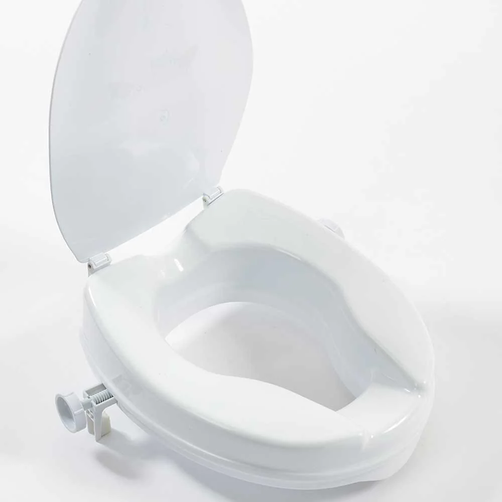 NRS Linton Plus Raised Toilet Seat with Lid - Image 3