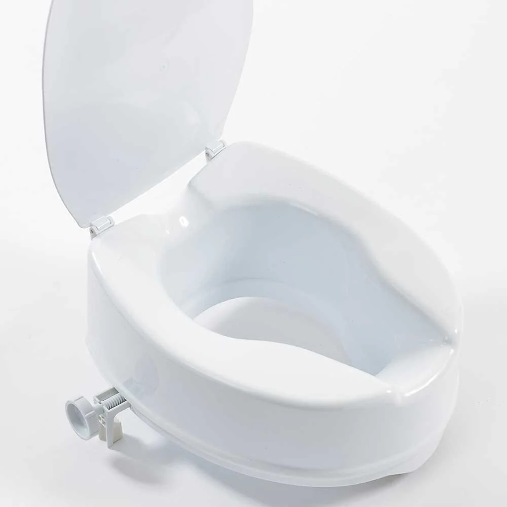 NRS Linton Plus Raised Toilet Seat with Lid - Image 7