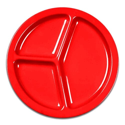 Melamine Portion Plate - Image 2