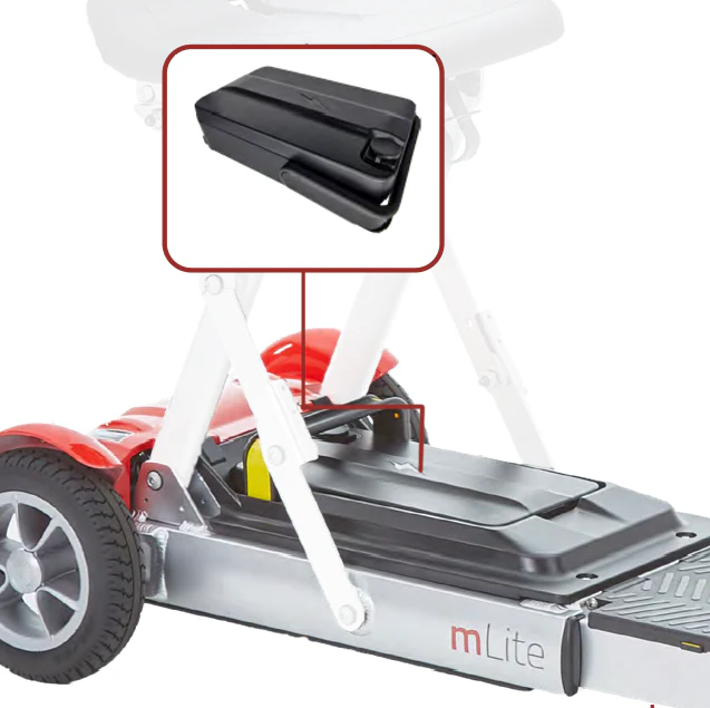 mLite Mobility Scooter - 9.9ah Battery Pack - Image 3