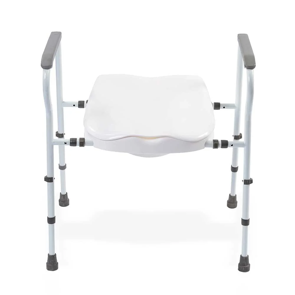 NRS Mowbray Lite Plus Adjustable Toilet Frame with Seat - Image 2