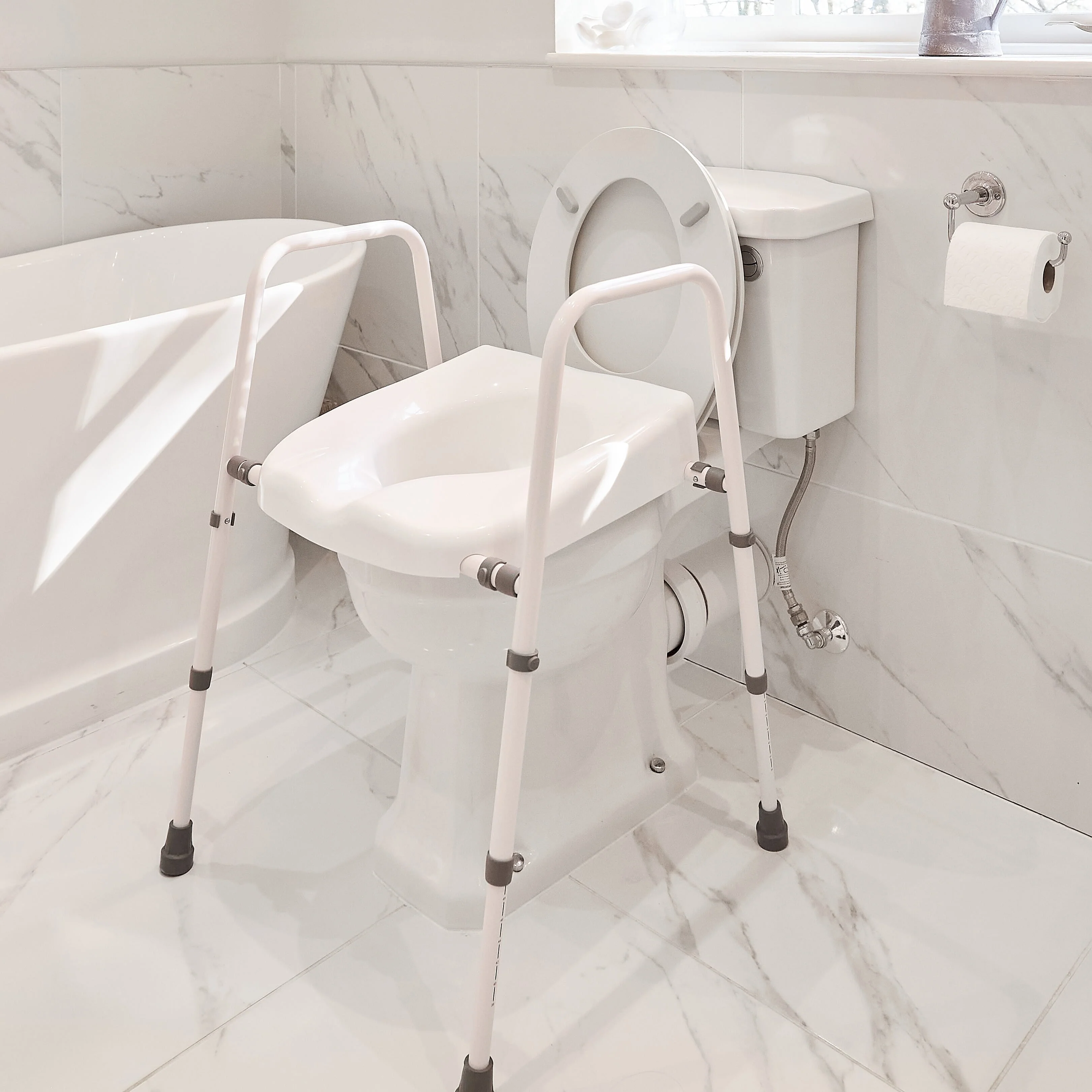 NRS Mowbray Lite Adjustable Toilet Frame with Seat - Image 11