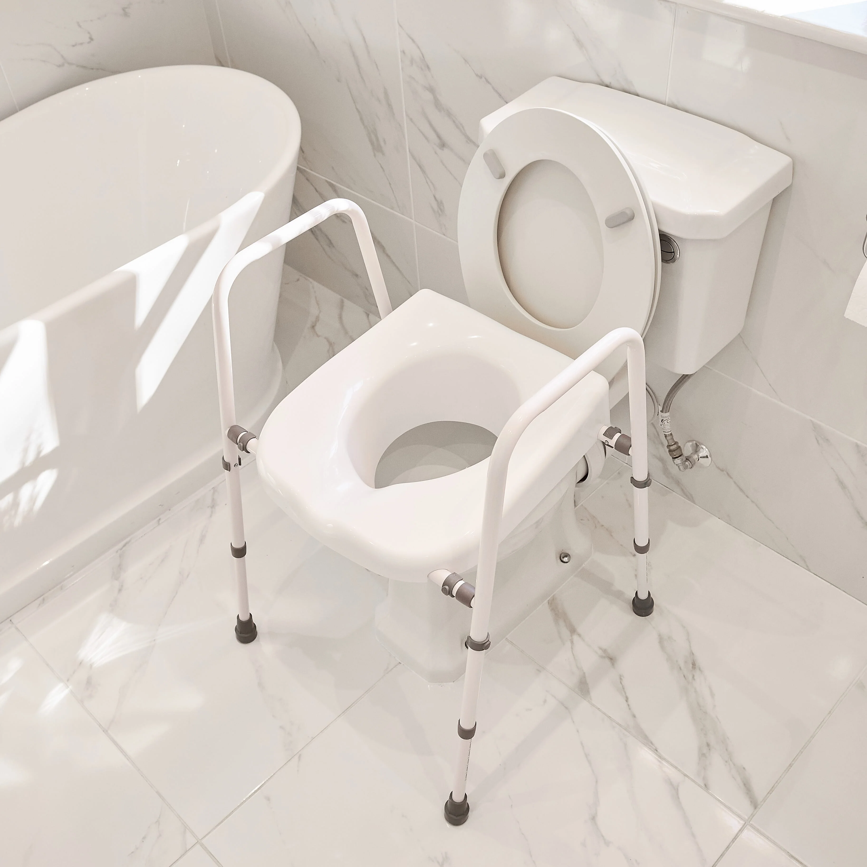 NRS Mowbray Lite Adjustable Toilet Frame with Seat - Image 12