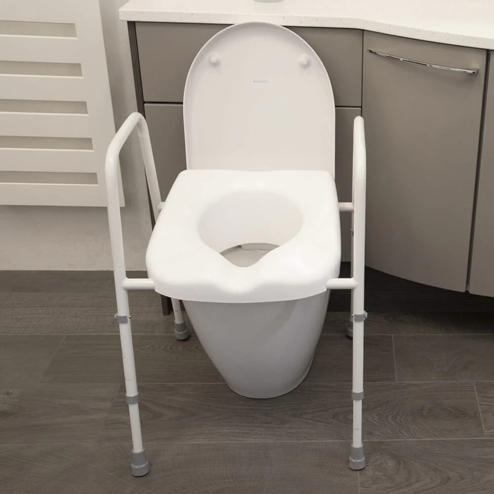 NRS Mowbray Lite Adjustable Toilet Frame with Seat - Image 6