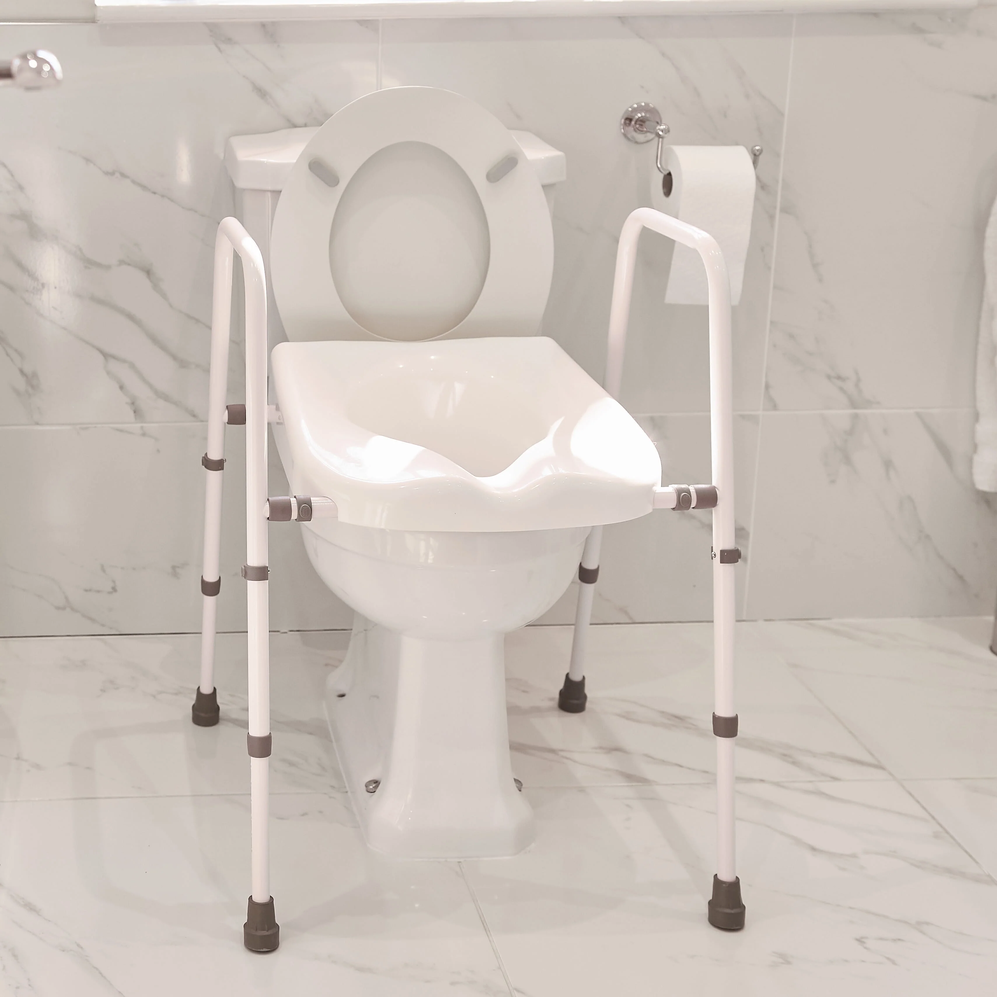 NRS Mowbray Lite Adjustable Toilet Frame with Seat - Image 8