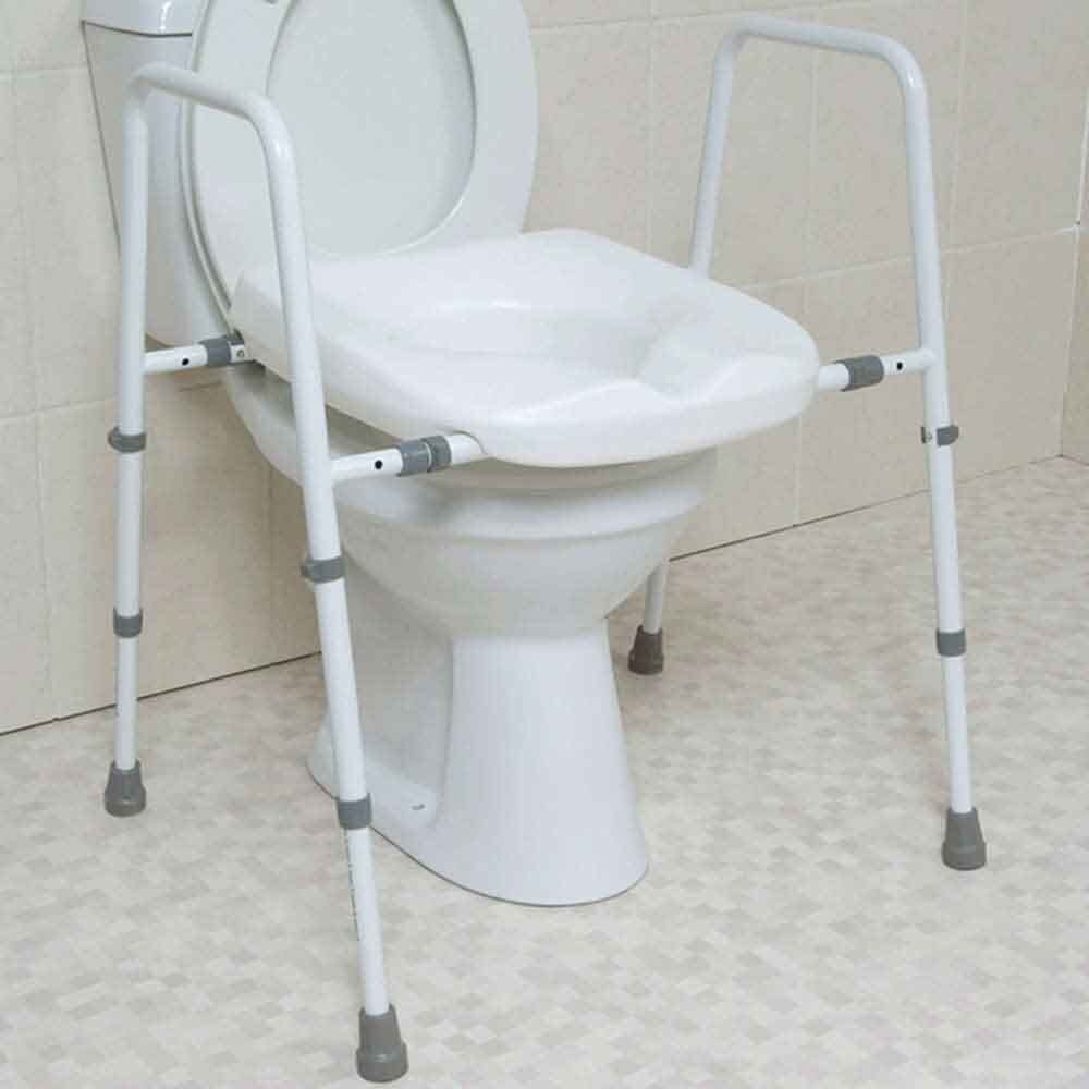 NRS Mowbray Width Adjustable Toilet Frame with Seat - Image 2