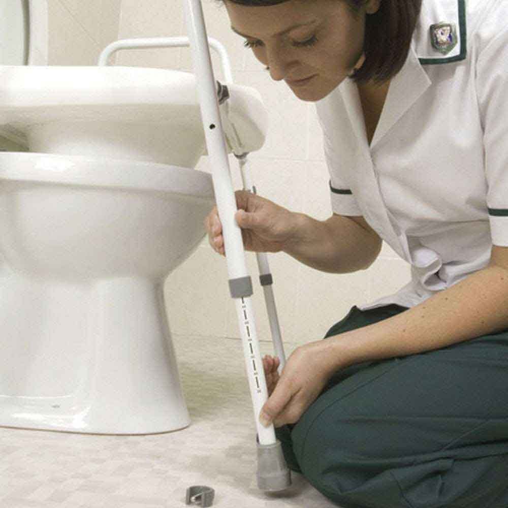 NRS Mowbray Width Adjustable Toilet Frame with Seat - Image 3