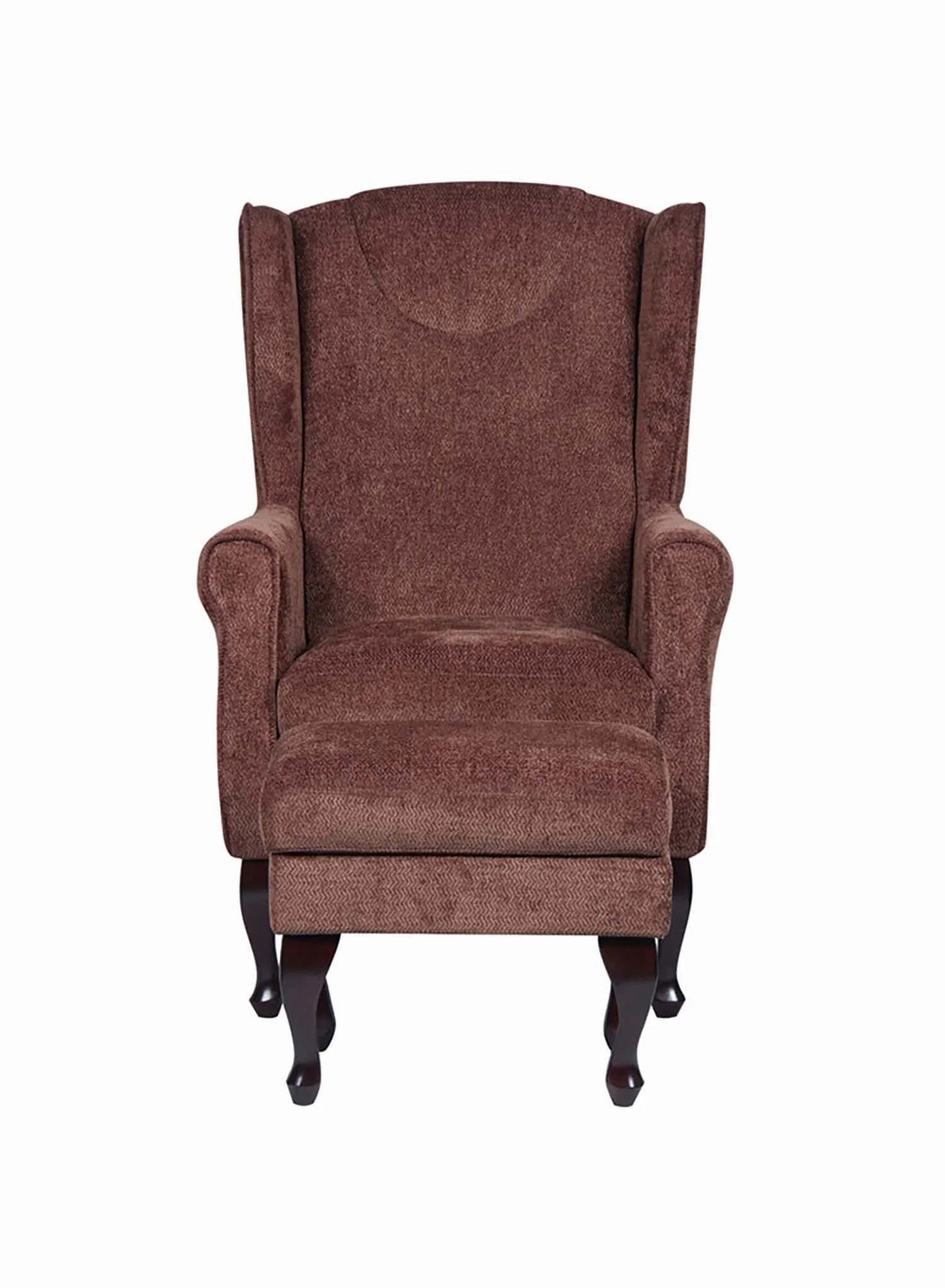 Mulberry Fireside Chair with Footstool - Image 2