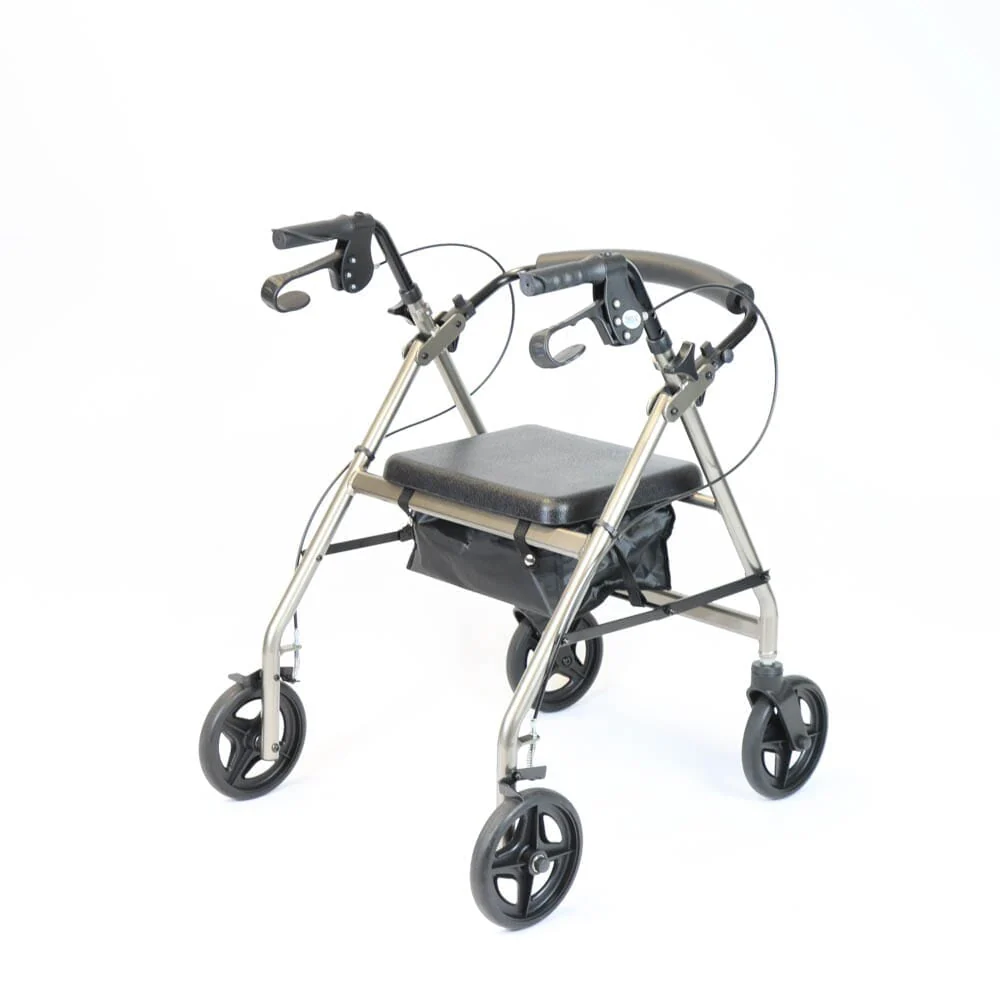 NRS Petite A-Series Lightweight 4 Wheel Rollator - Image 4