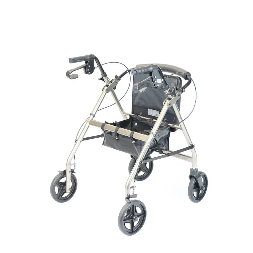 NRS Petite A-Series Lightweight 4 Wheel Rollator - Image 5
