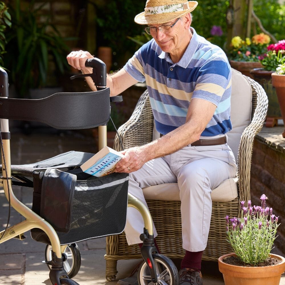 NRS Freestyle 4 Wheel Rollator - Image 5