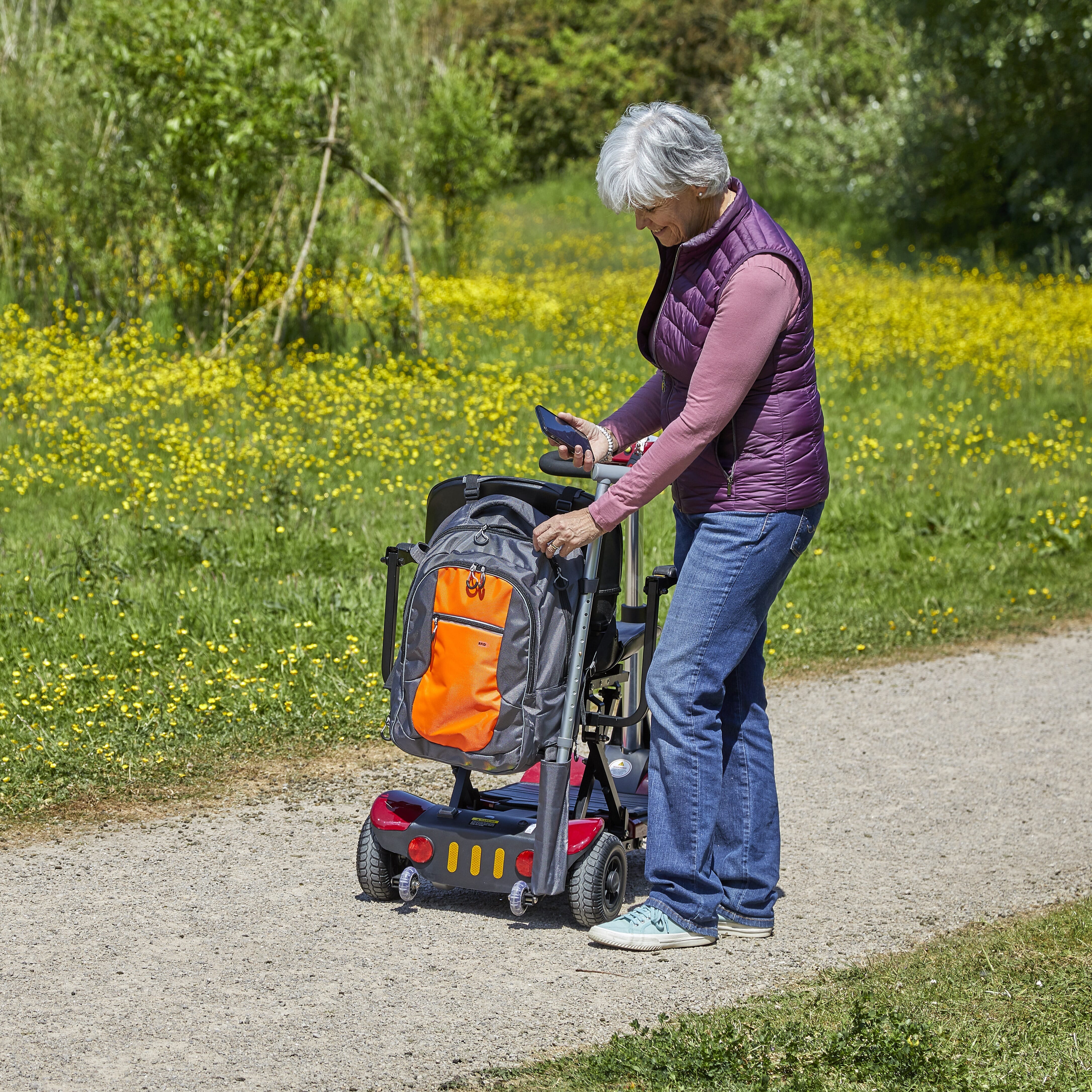 NRS Freestyle High Visibility Wheelchair Bag - Image 6
