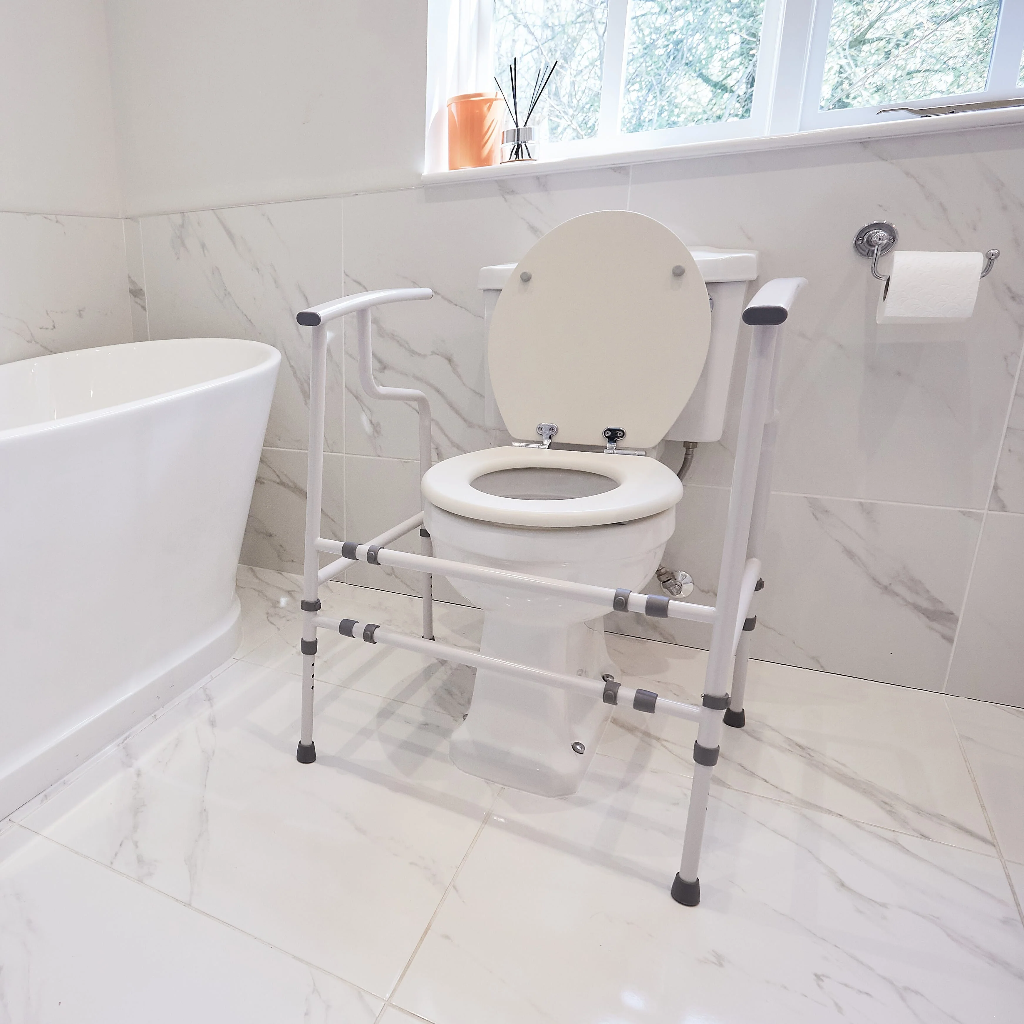 NRS Nuvo Open Back Toilet Frame - Image 4