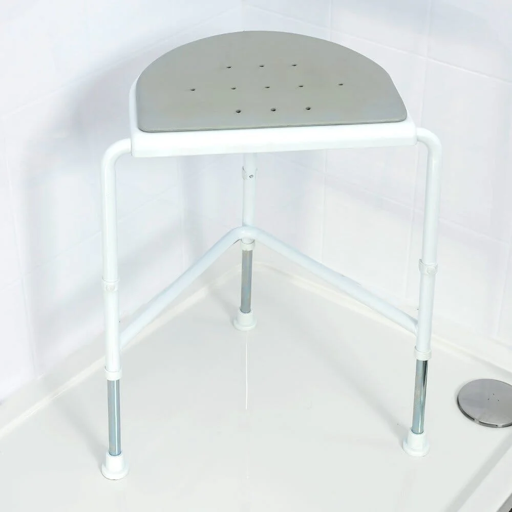 NRS NUVO™ Padded Corner Shower Stool - Image 2