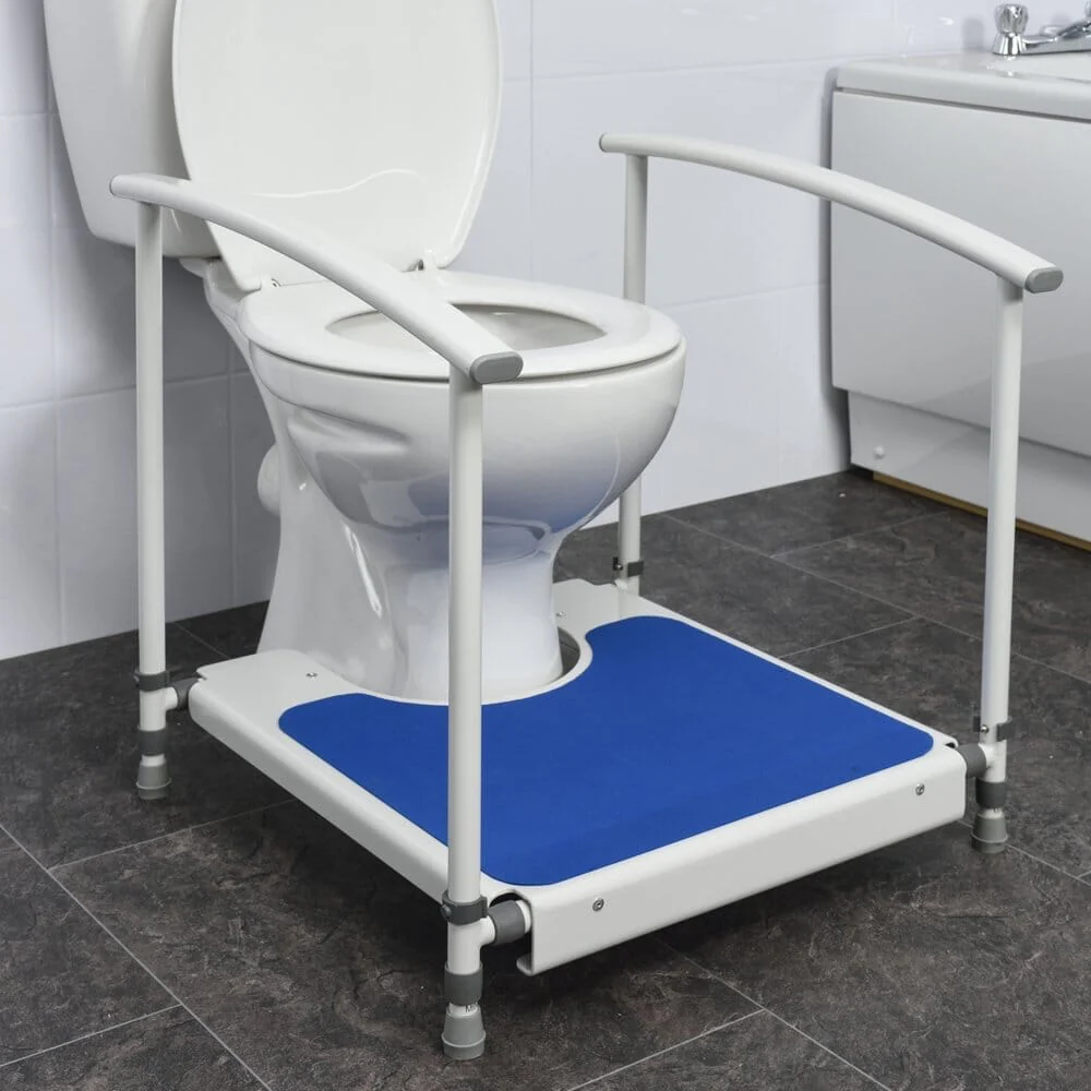NRS Nuvo Petite Toilet Platform With Handrails - Image 2