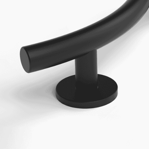 Nymas Matt Black Curved Grab Rail - Image 5