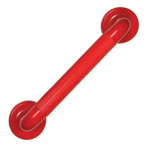 Plastic Fluted Grab Rail - 450mm (18") - Red - Image 6