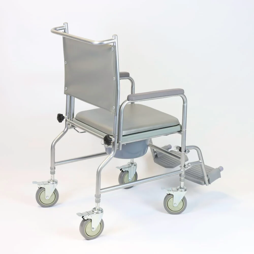 NRS Height Adjustable Wheeled Commode - Image 2