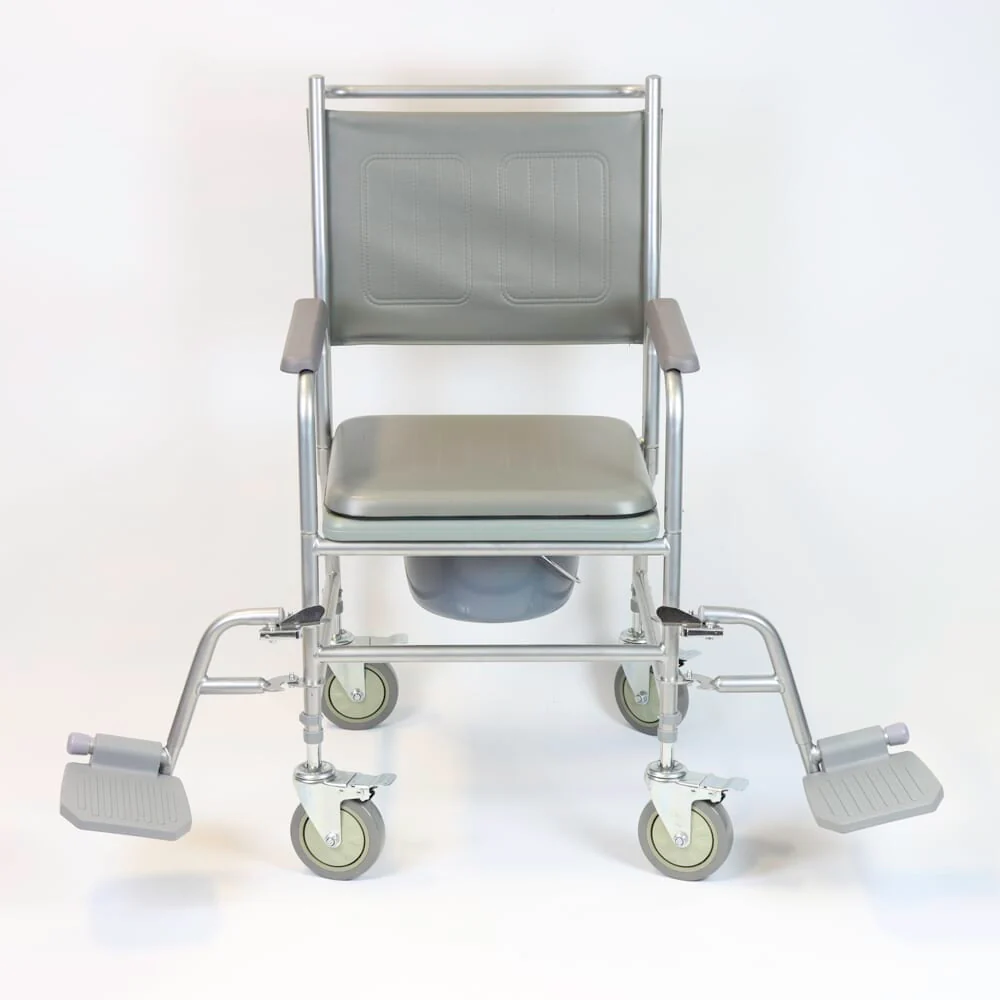 NRS Height Adjustable Wheeled Commode - Image 4