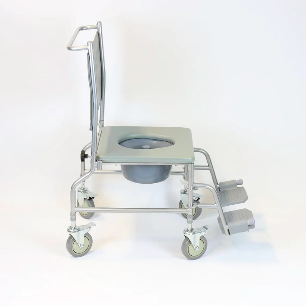 NRS Height Adjustable Wheeled Commode - Image 6