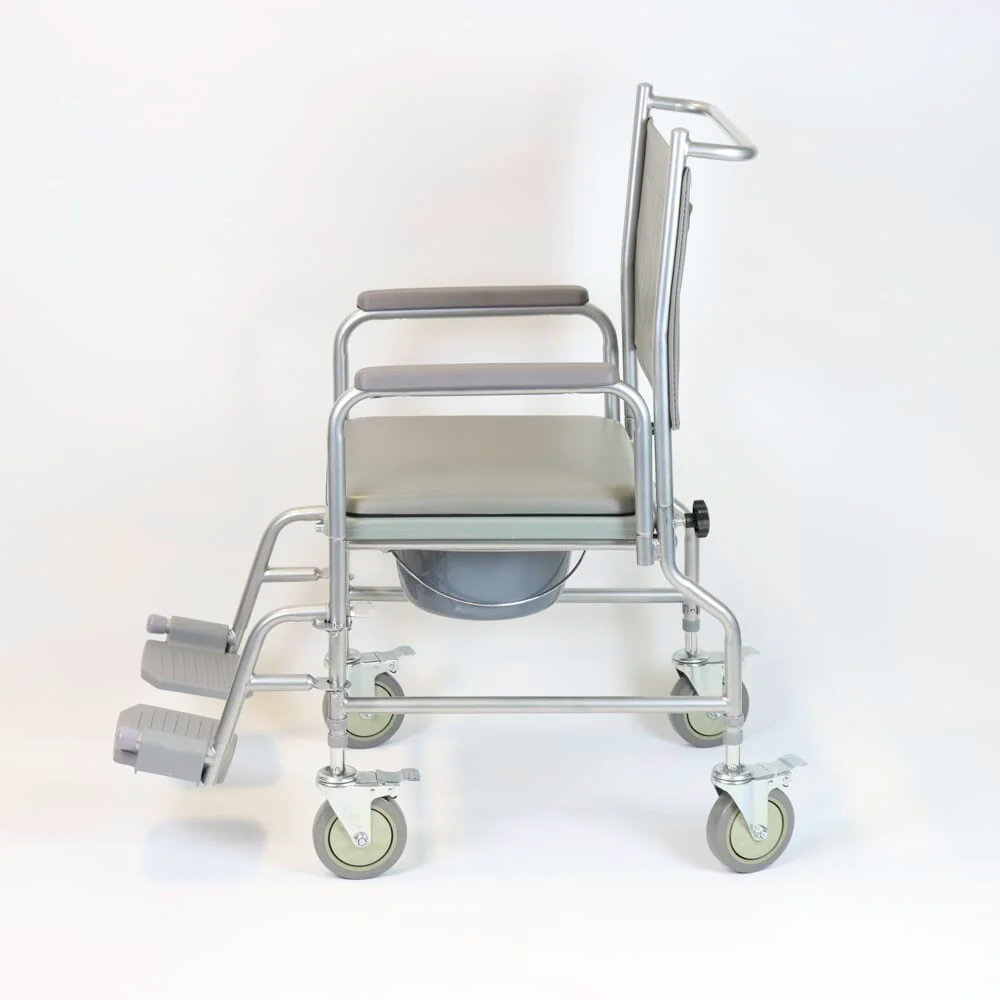 NRS Height Adjustable Wheeled Commode - Image 7