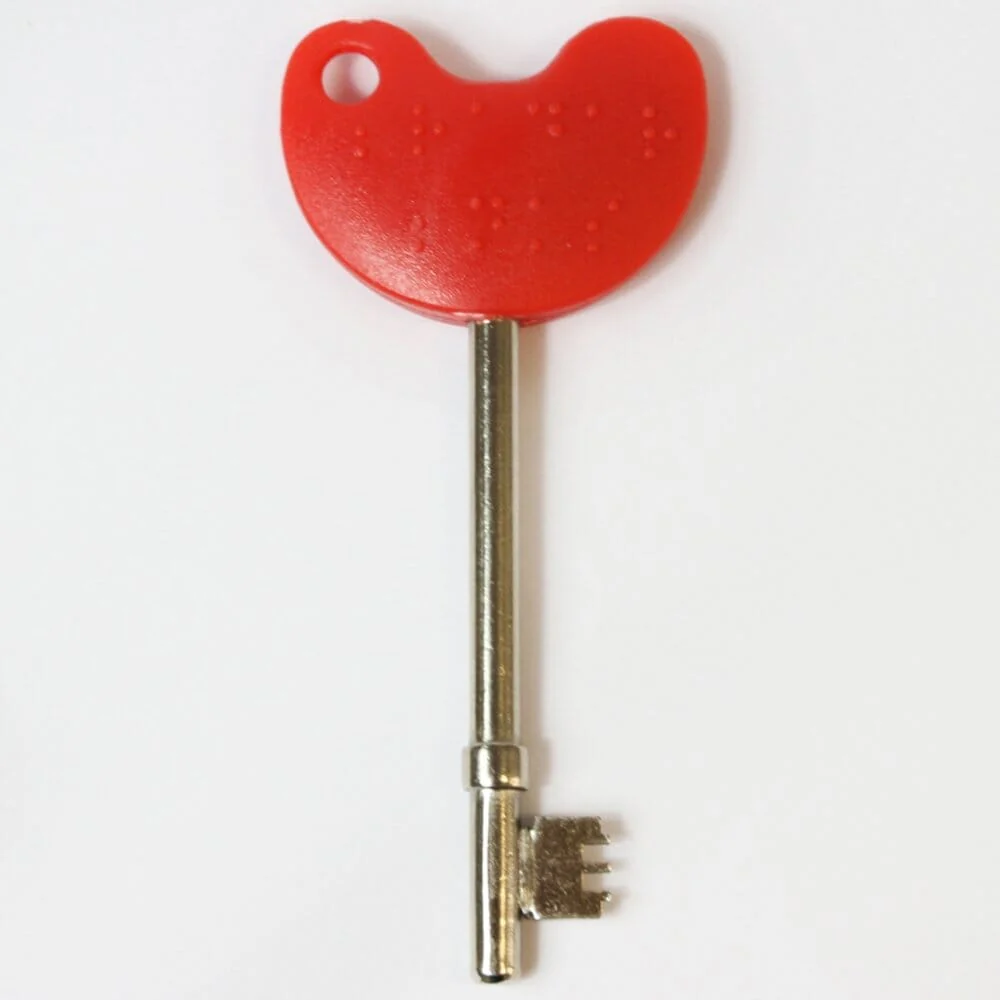 RADAR National Key Scheme Key With Easy Turn Red Handle - Image 4