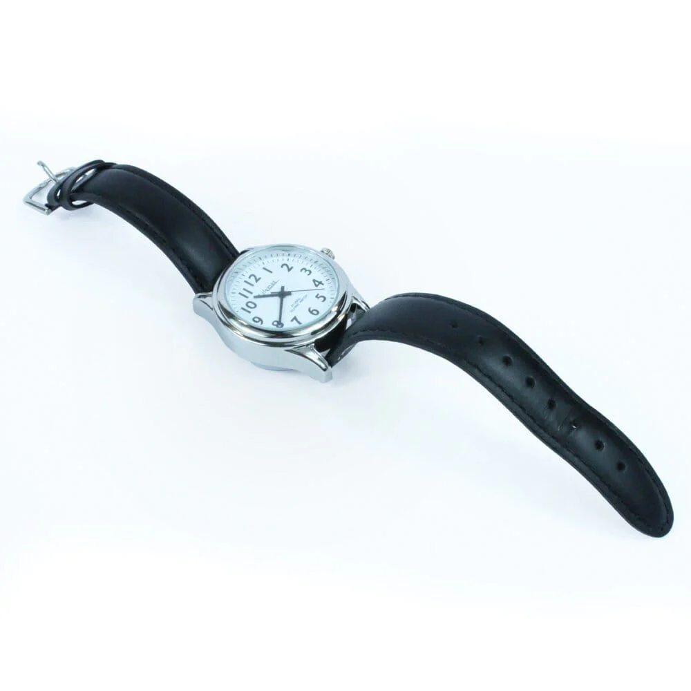 Ladies Talking Atomic Watch with Leather Strap - Image 5