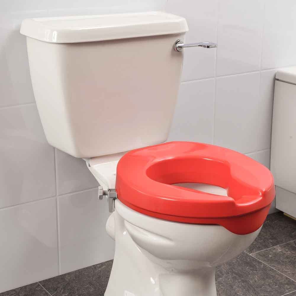 Red Raised Toilet Seat - Image 3