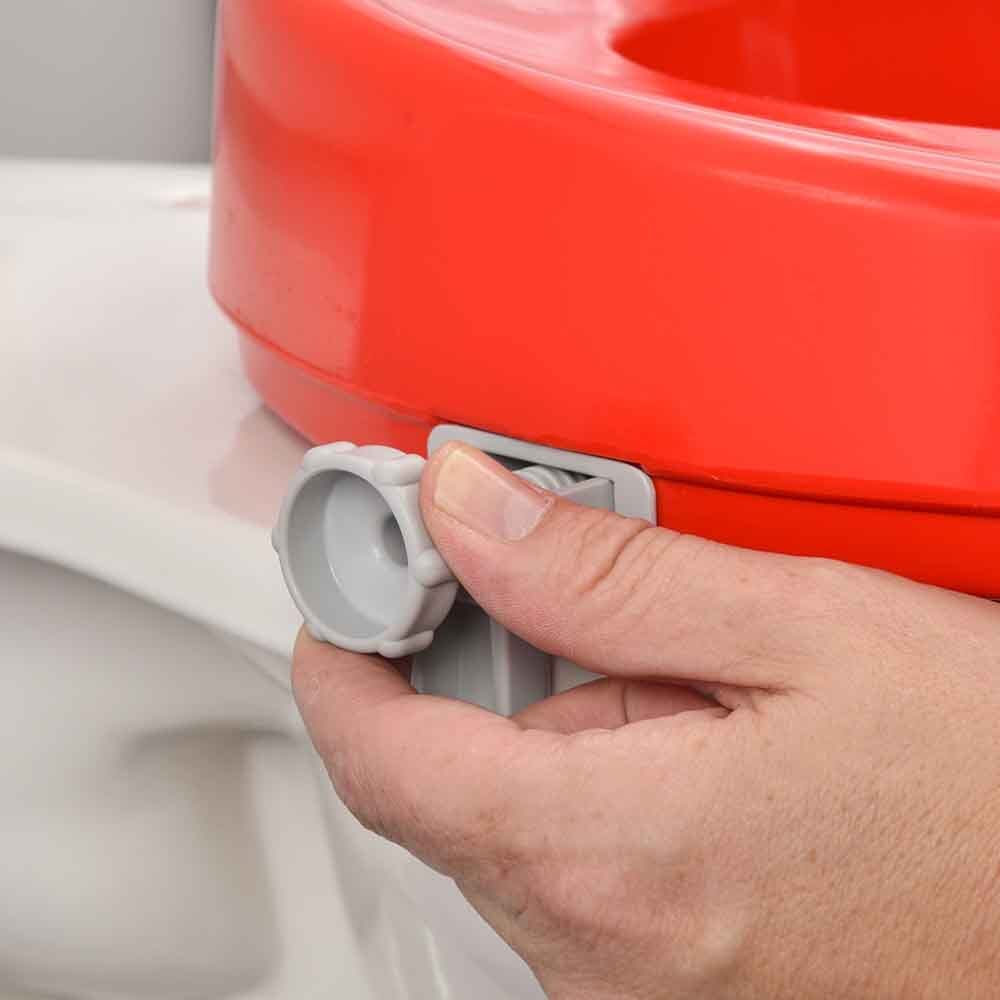 Red Raised Toilet Seat - Image 5