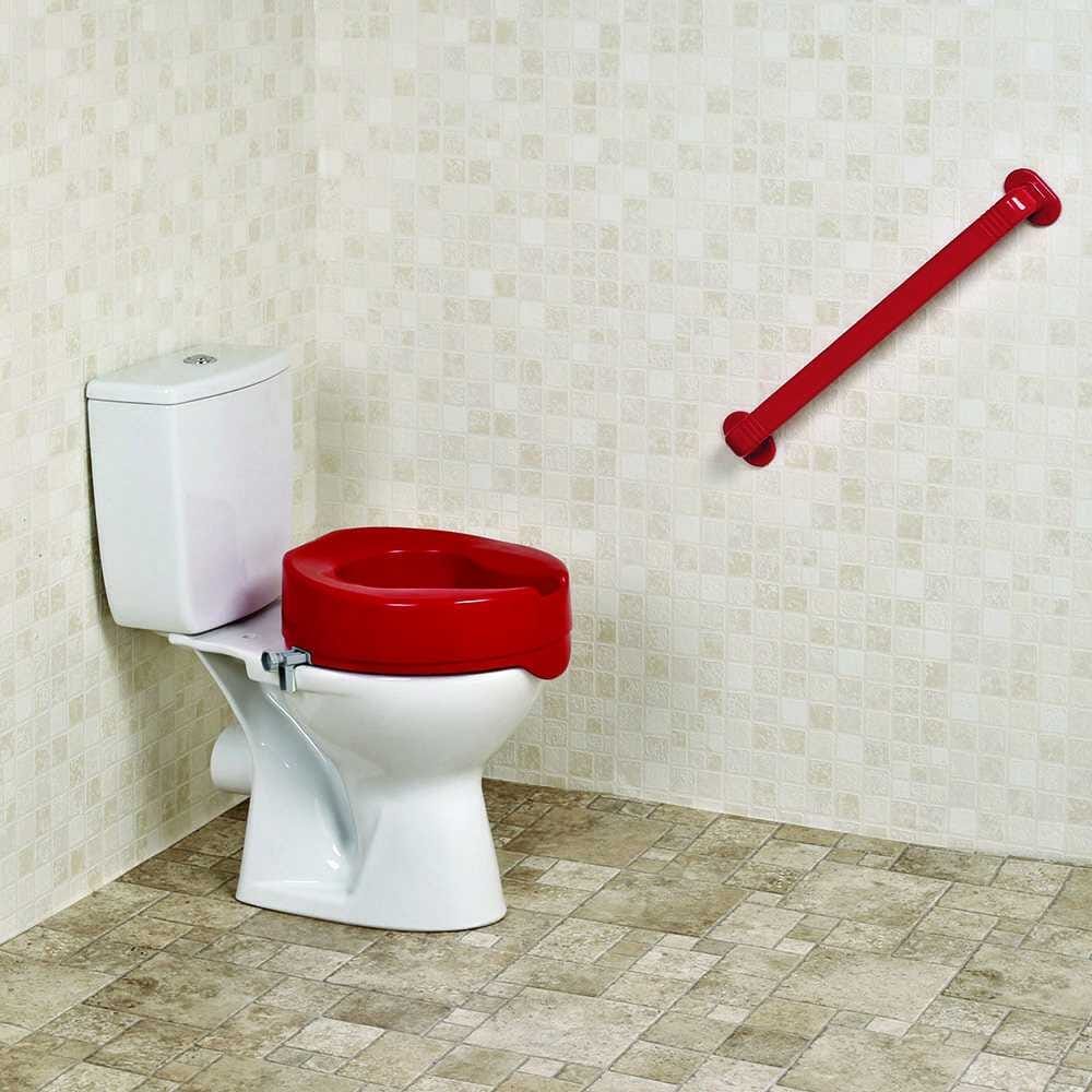 Red Raised Toilet Seat - Image 6