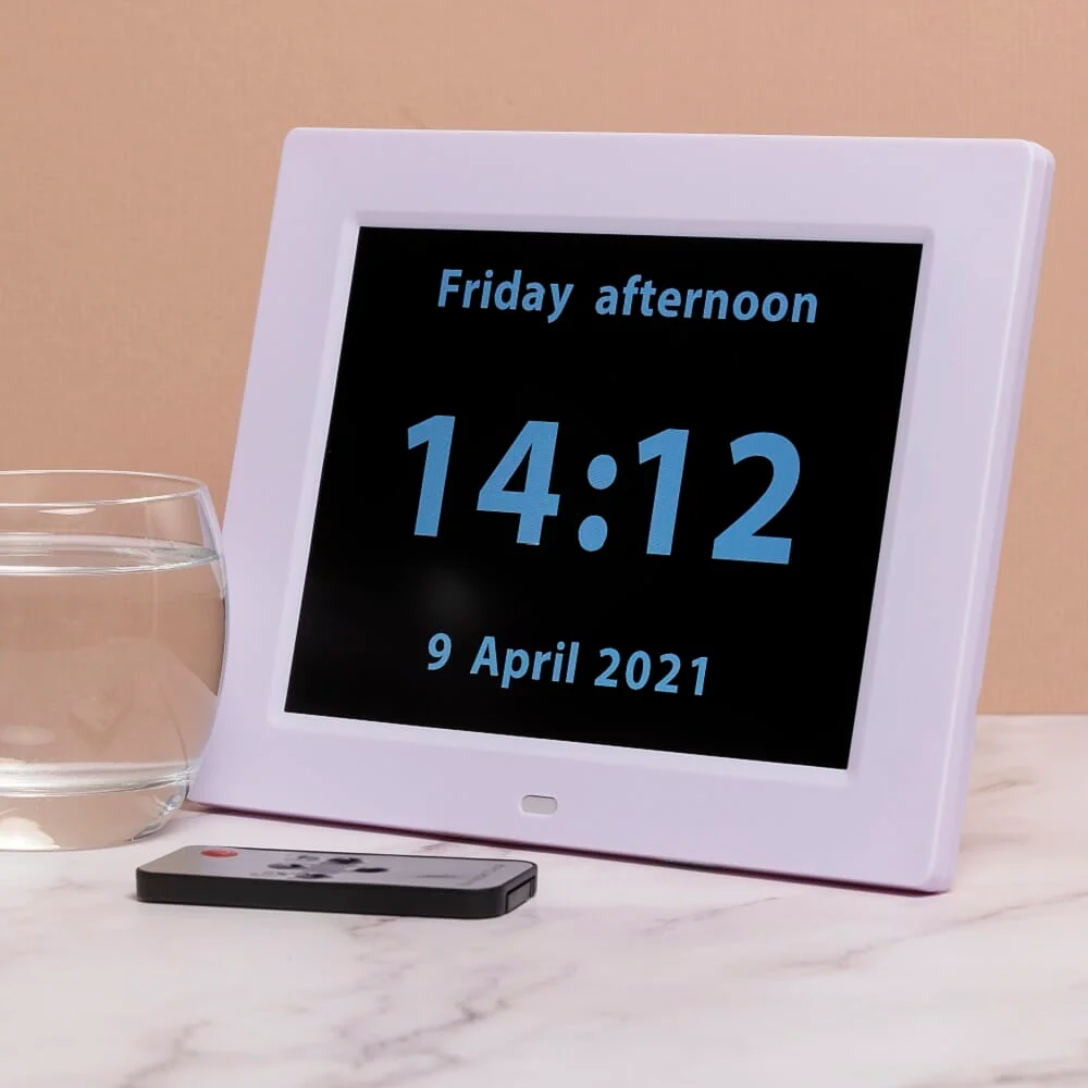 Rosebud Reminder Clock - Dementia Clock - Image 3