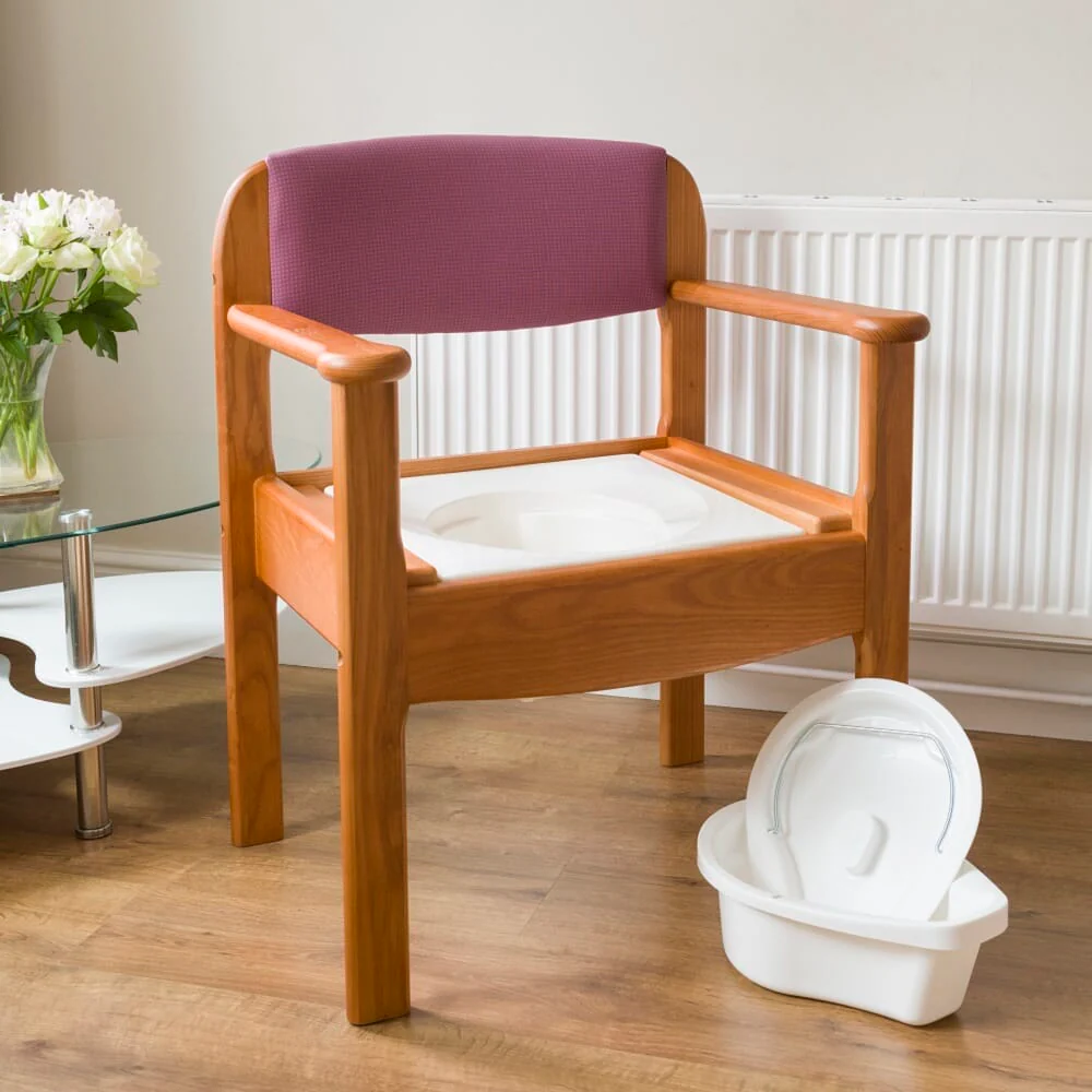 Royale Extra Wide Commode Chair - Image 2