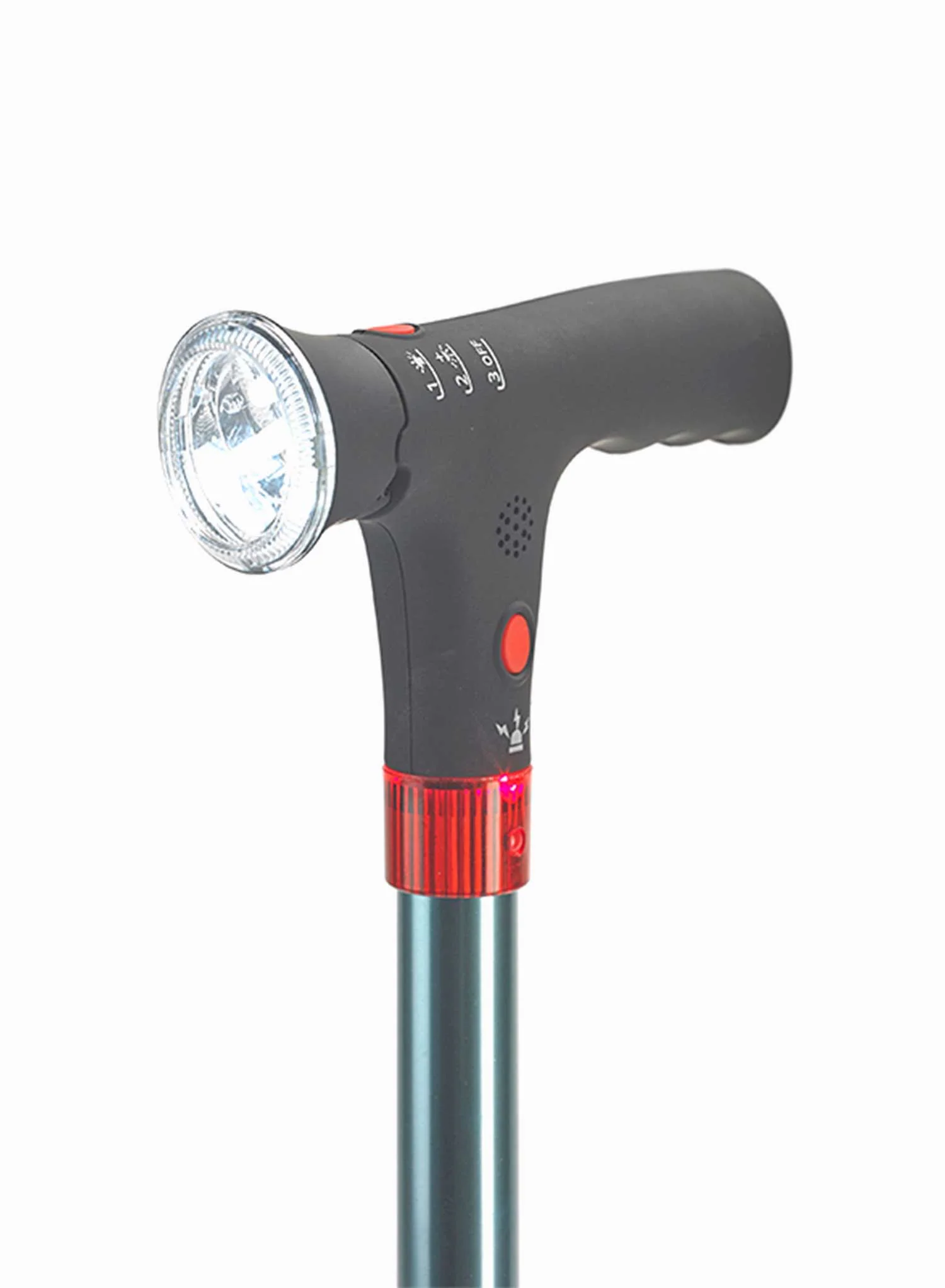 Safety Walking Stick with LED Light and Alarm - Image 5