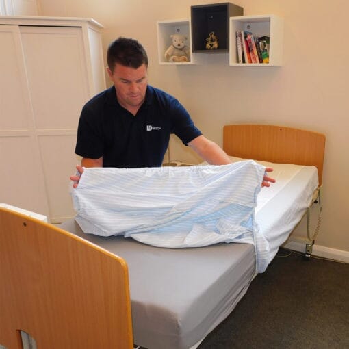 Siba Satin 2 Way Fitted Base Sheet - Image 5