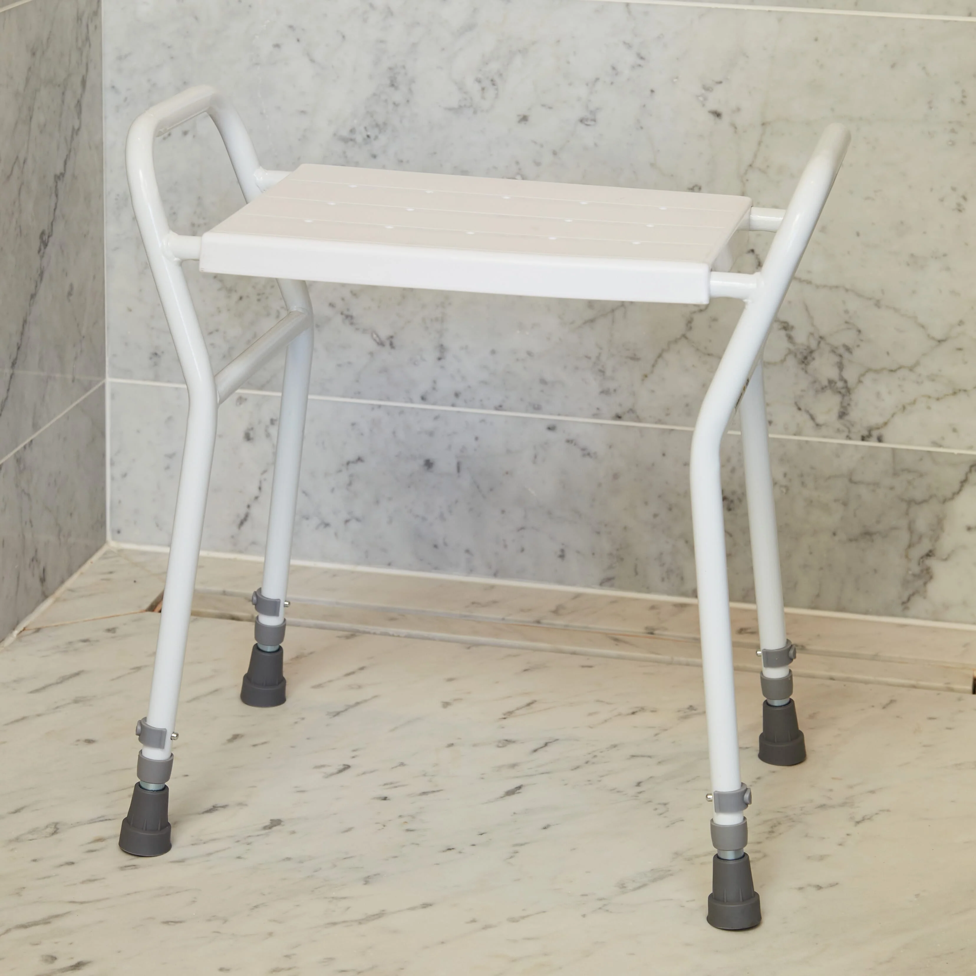 NRS Shower Stool With Handles - Image 5