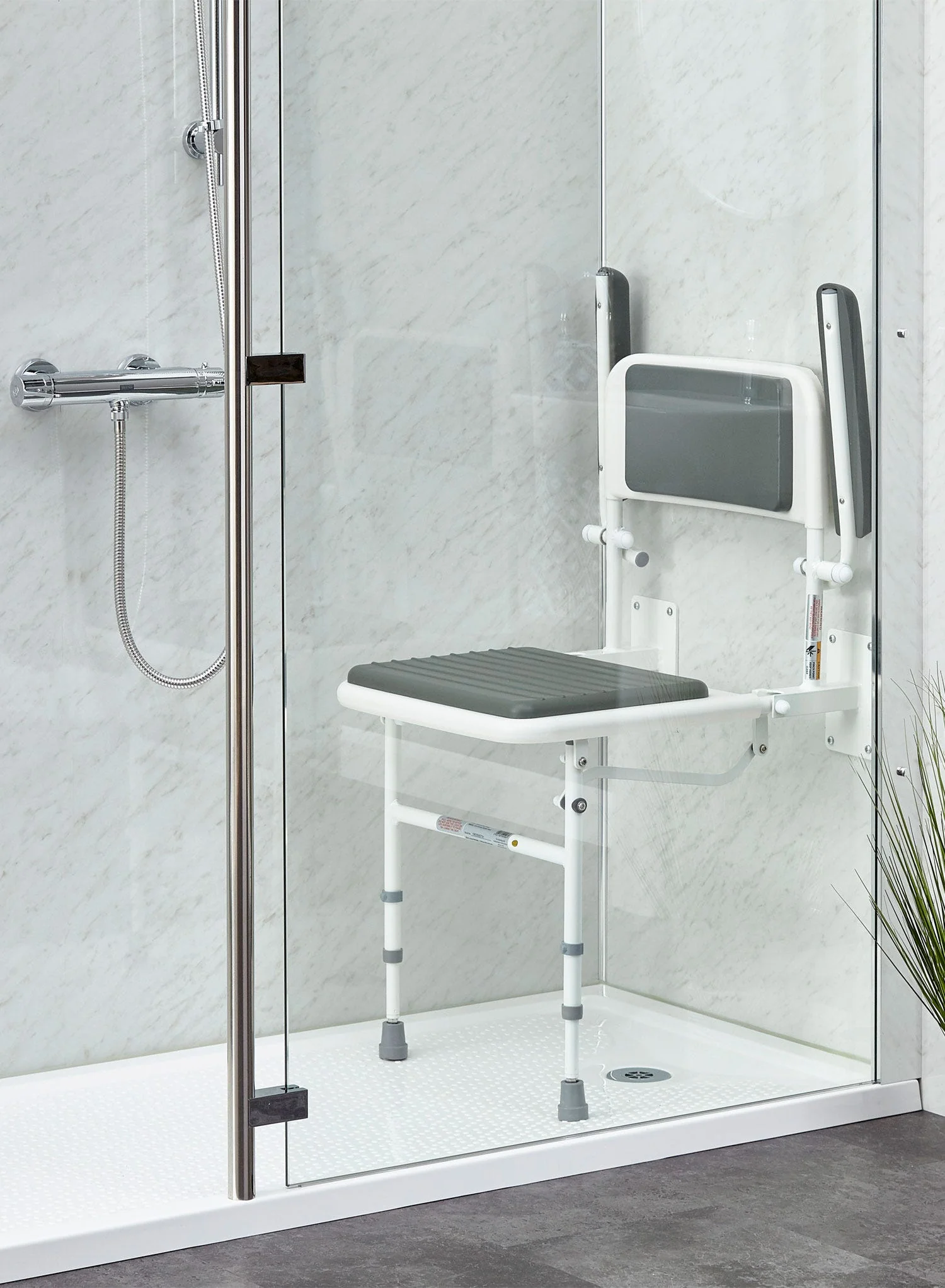 Soho Deluxe Folding Shower Seat - Image 10