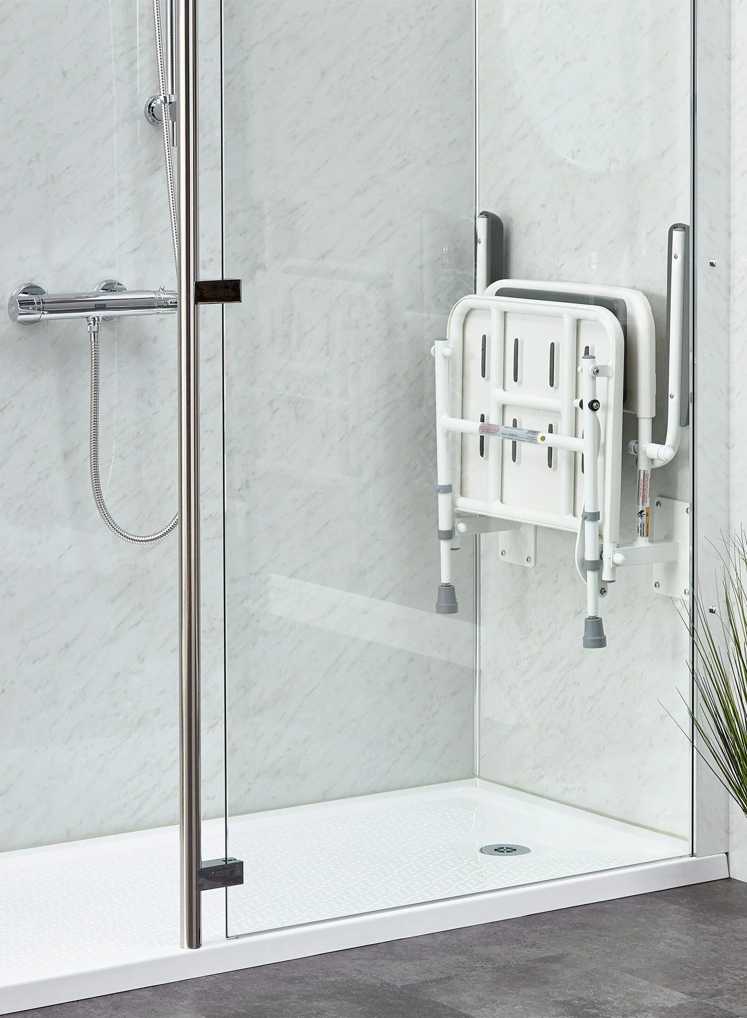 Soho Deluxe Folding Shower Seat - Image 11