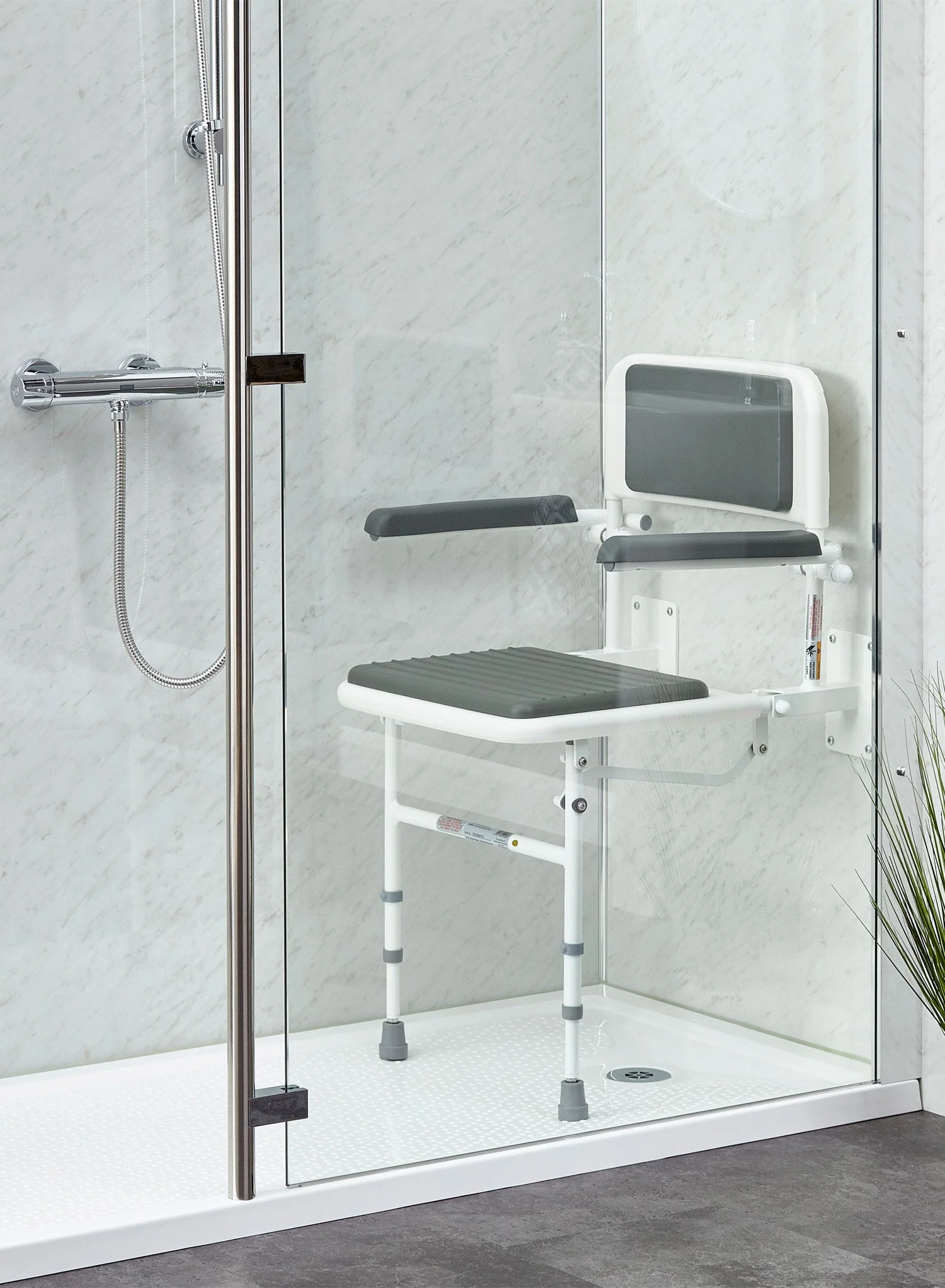 Soho Deluxe Folding Shower Seat - Image 9
