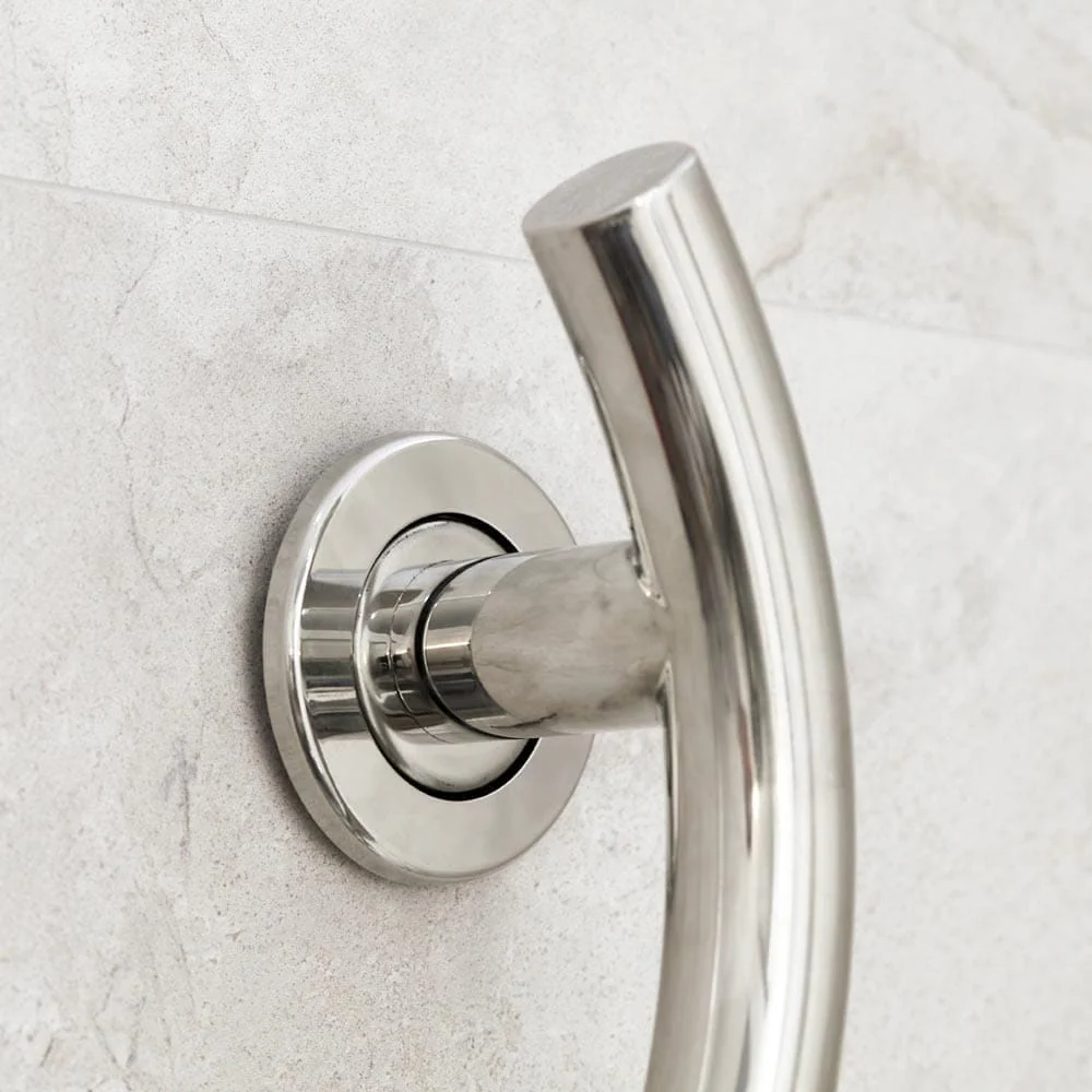 NRS Spa Stainless Steel Curved Grab Rail - 350mm - Image 2