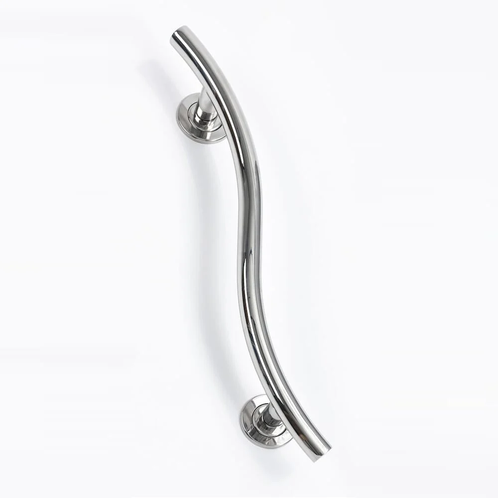 NRS Spa Stainless Steel Curved Grab Rail - 350mm - Image 6