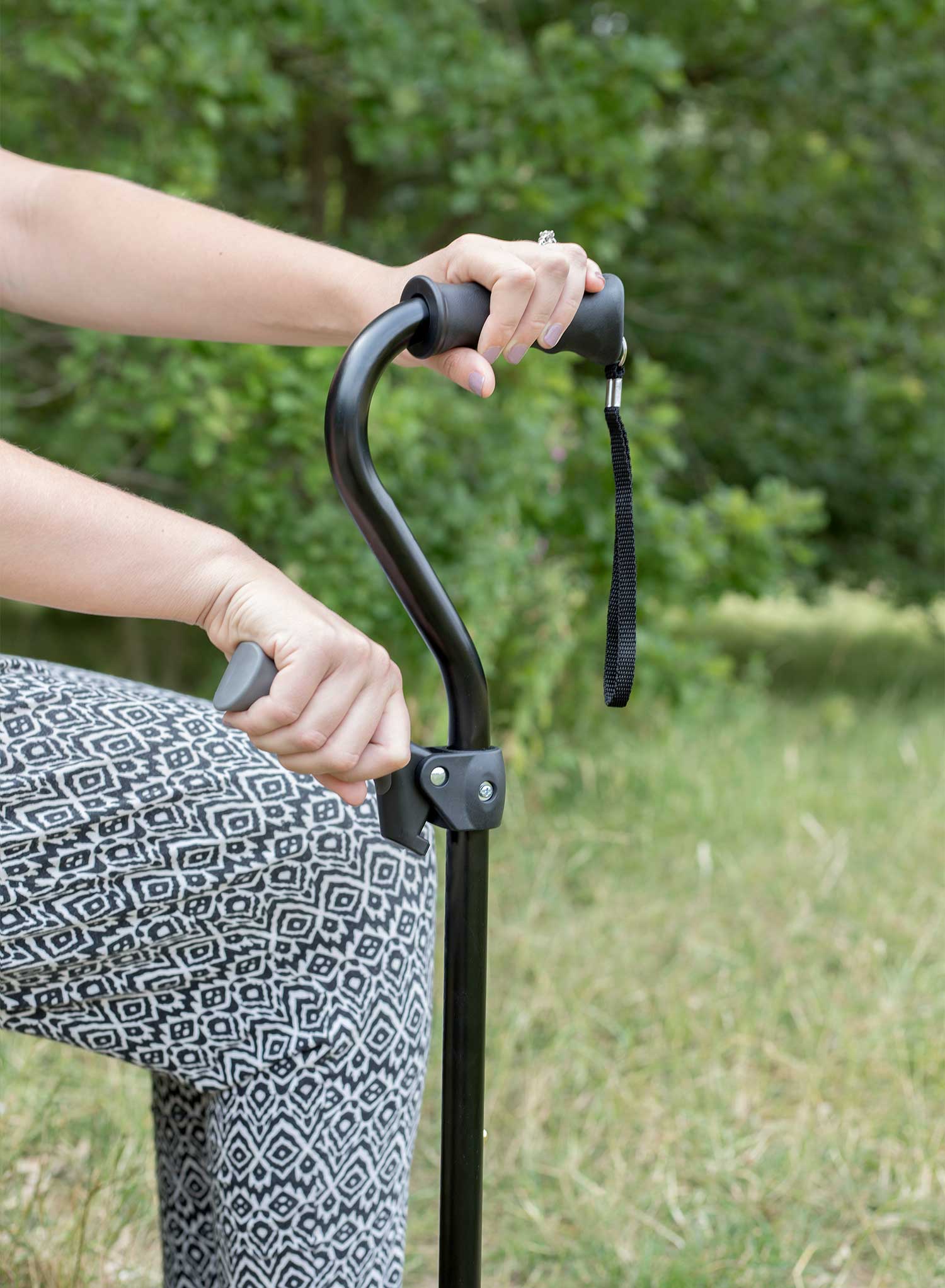 Steady & Sure Grip Cane with Handle - Image 10