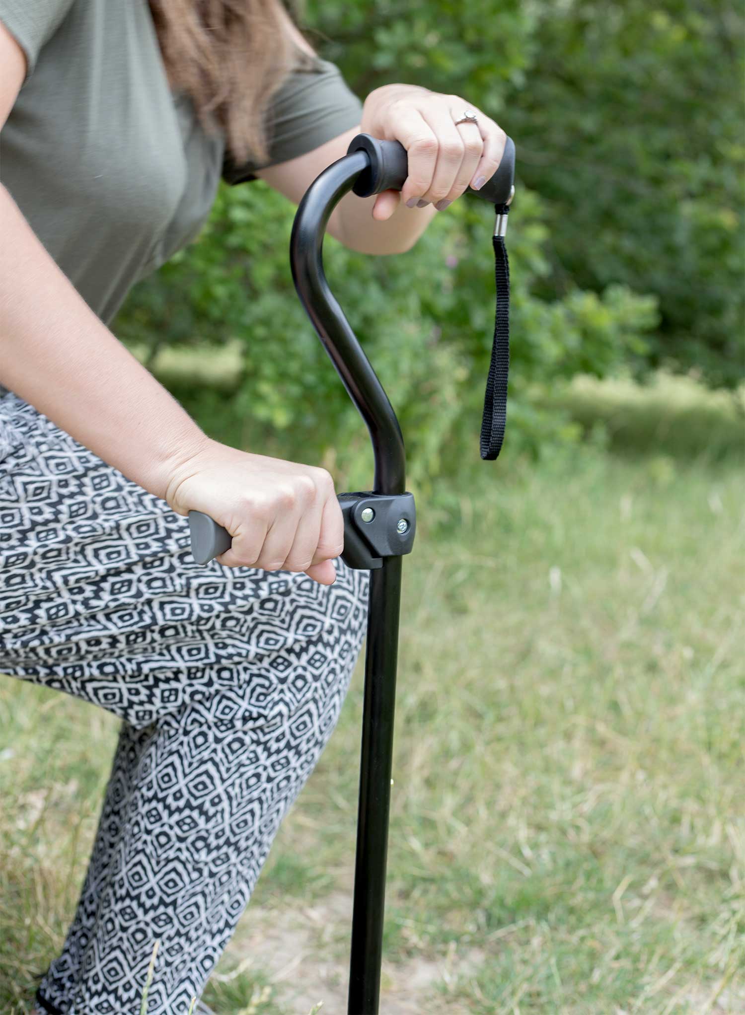 Steady & Sure Grip Cane with Handle - Image 11