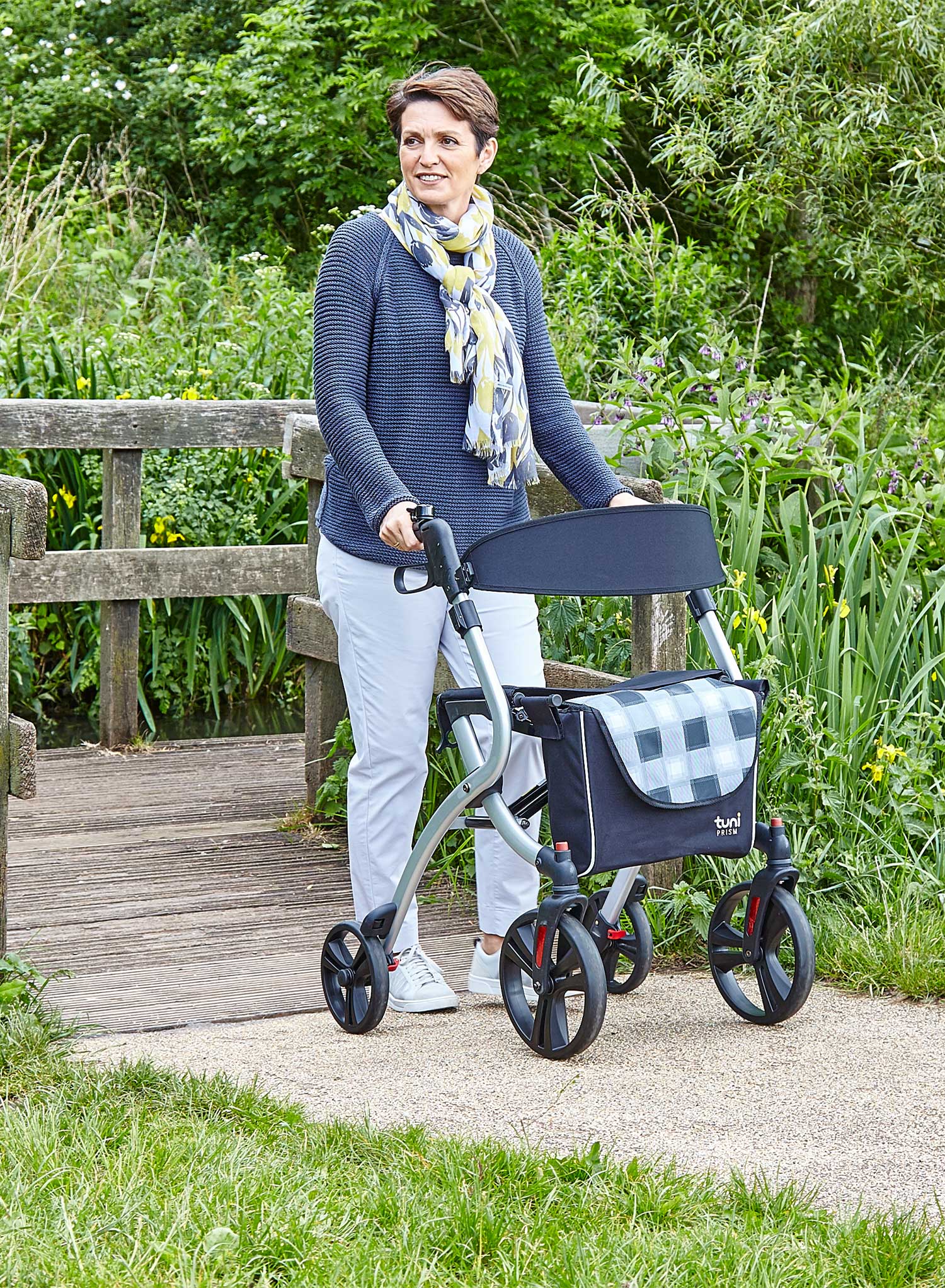 Tuni Prism Outdoor Rollator - Image 15