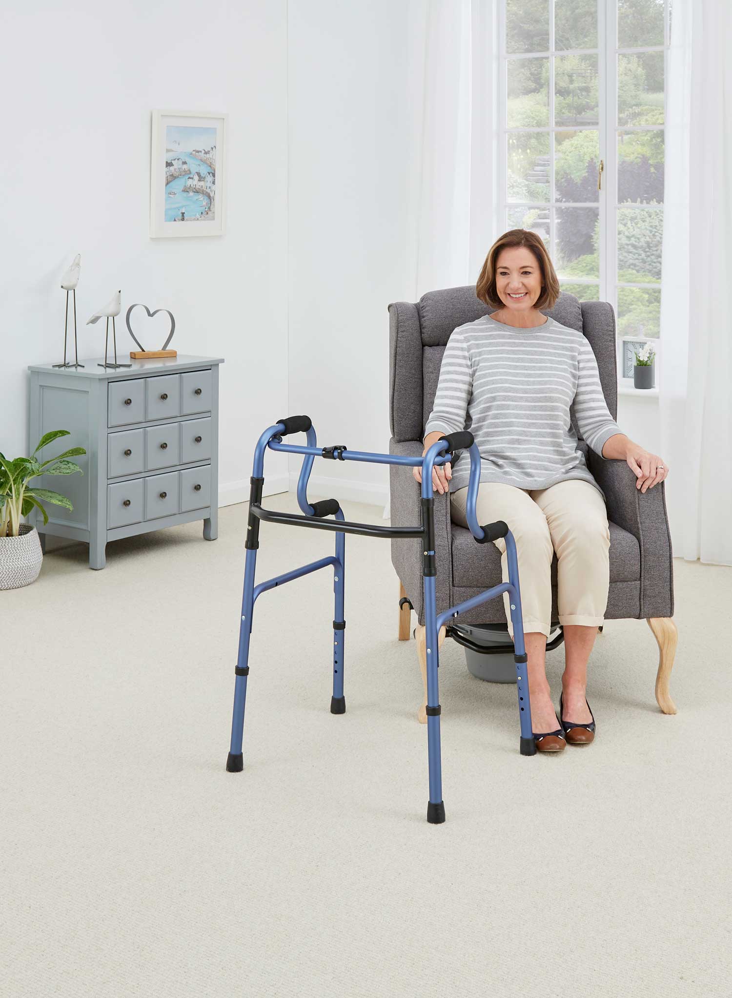 Vida 2in1 Walker and Commode - Image 4