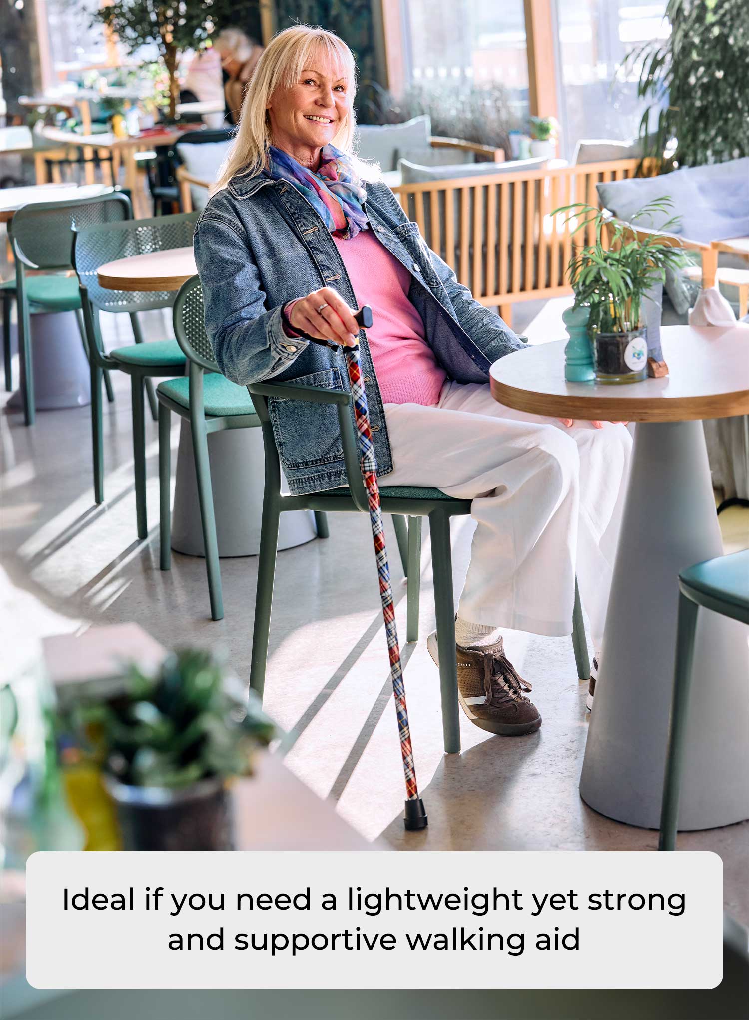 Vitality Folding Walking Stick - Image 21