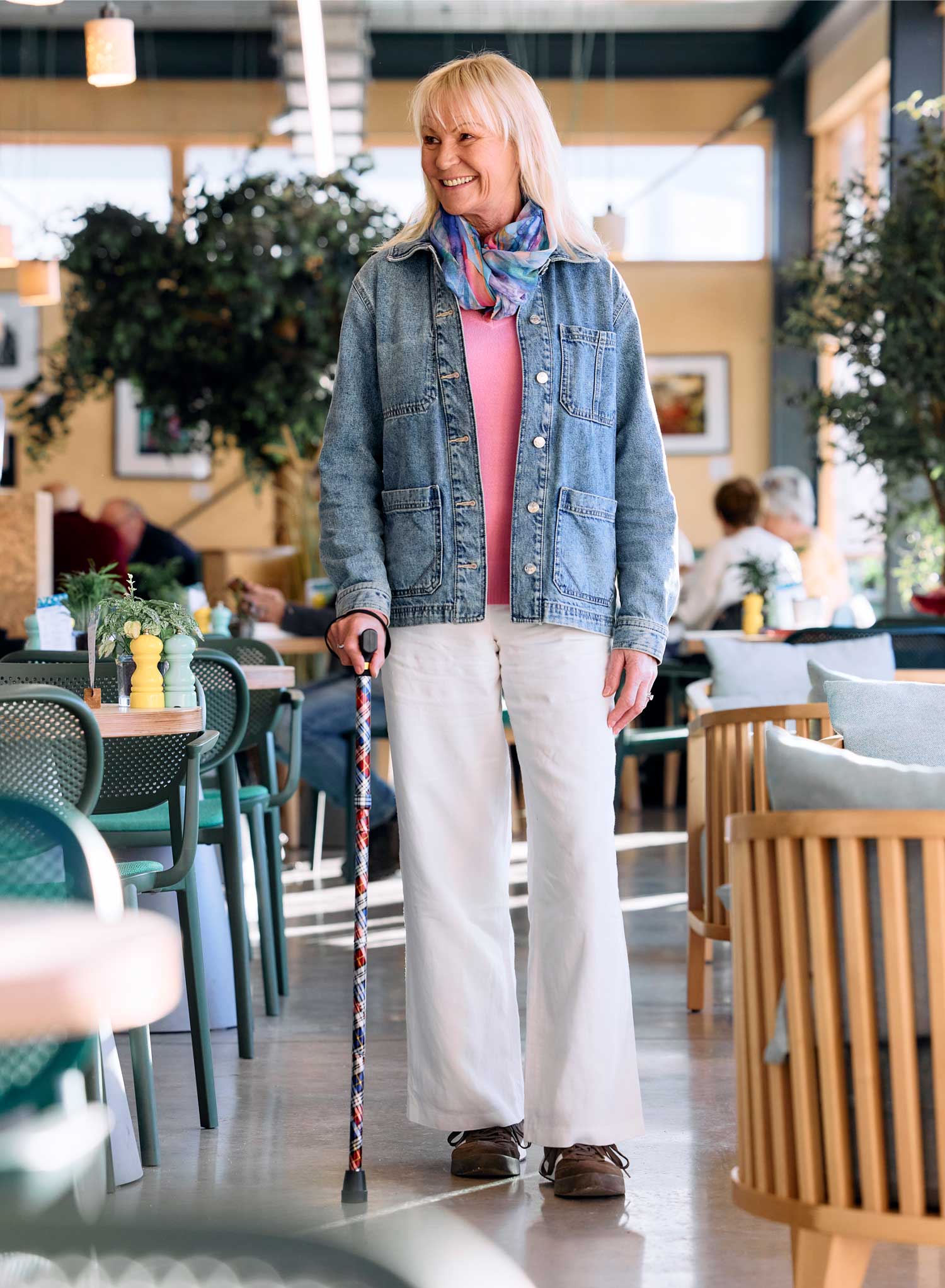 Vitality Folding Walking Stick - Image 5