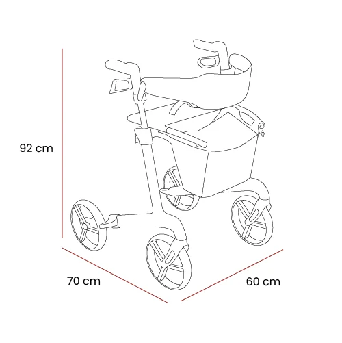 Vivus Carbon Fibre Rollator - Image 37