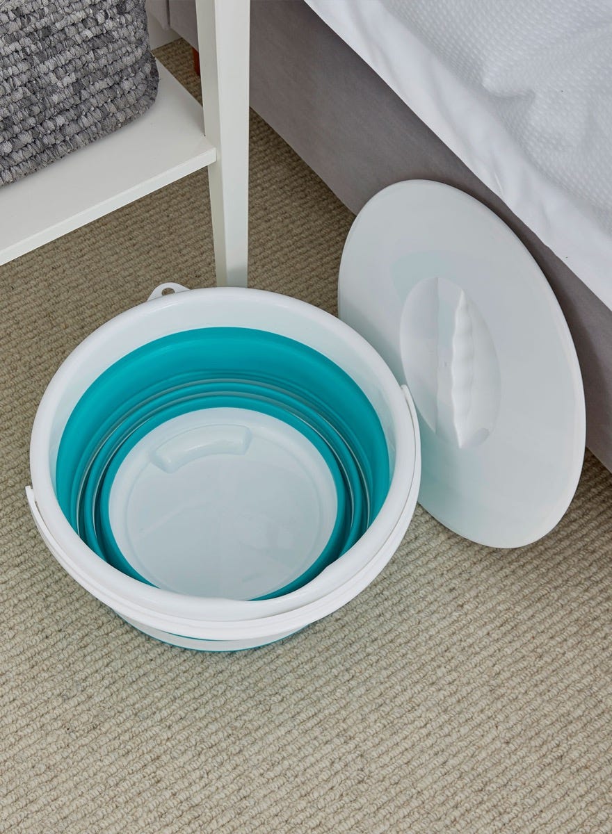Vos Collapsible Commode Pan with Lid - Image 9
