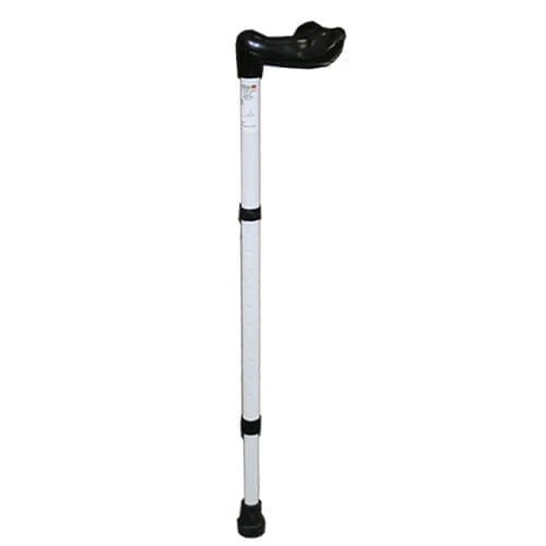 White Adjustable Comfy Grip Walking Stick - Image 3